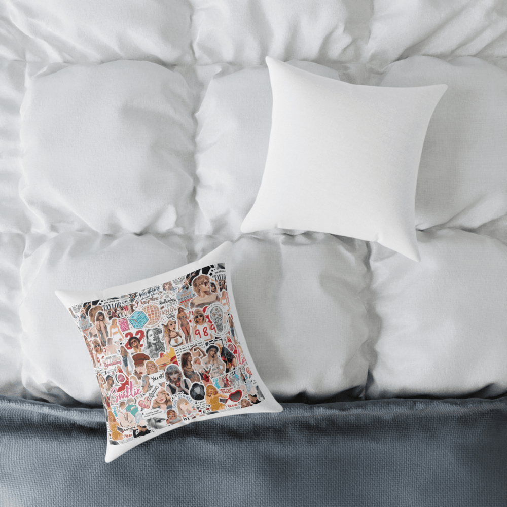 Taylor Swift Throw Pillow Collection – 40x40cm with Infill | Swiftie Home Decor - East Coast Gifts