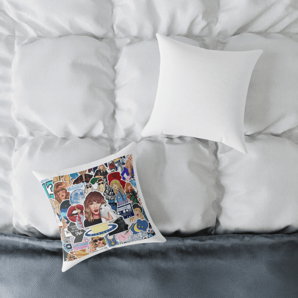 Taylor Swift Throw Pillow Collection – 40x40cm with Infill | Swiftie Home Decor - East Coast Gifts