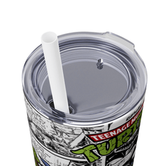 Teenage Mutant Ninja Turtles 20oz Tumbler – Full Team Comic Wrap Cup – UK Stock - East Coast Gifts