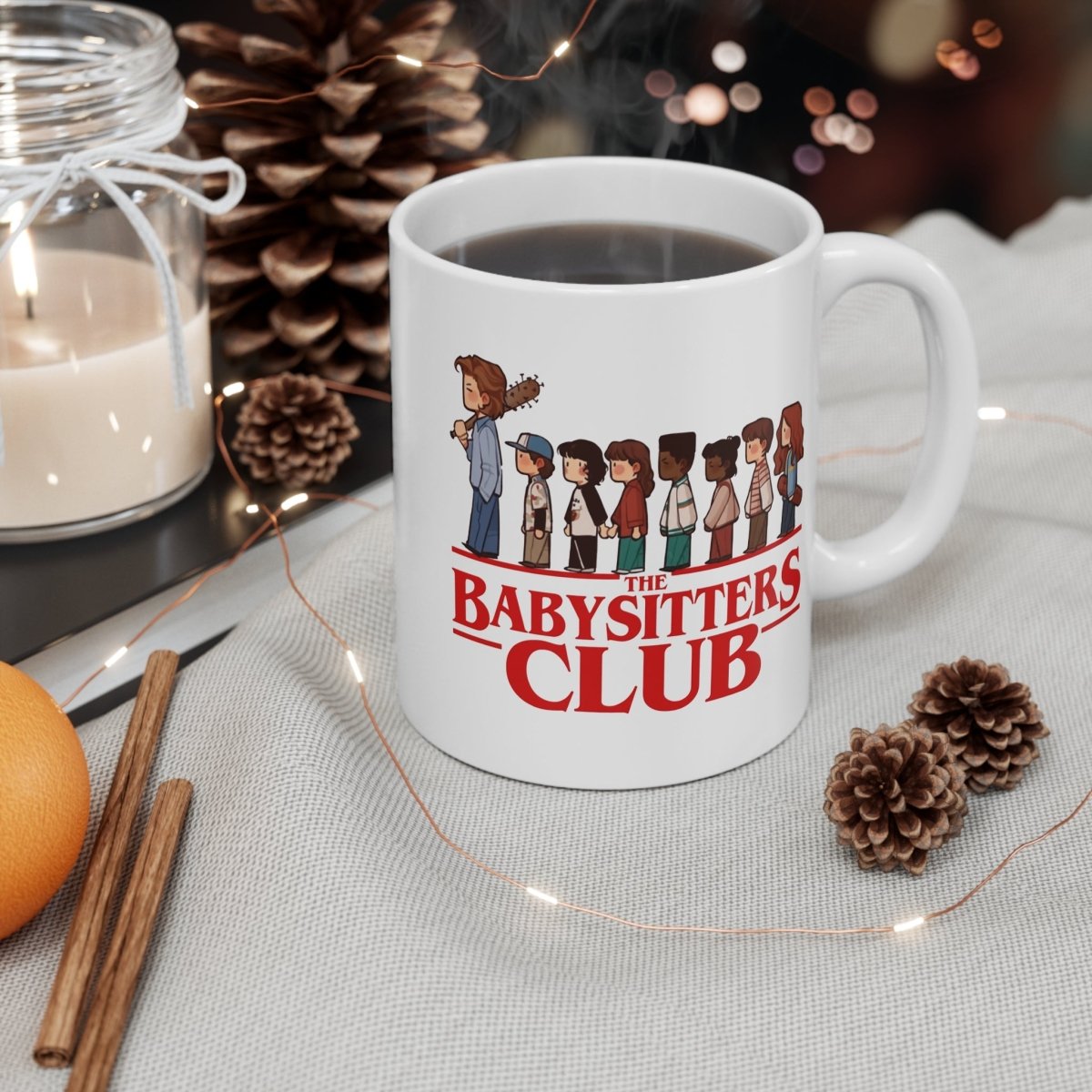 The Babysitters Club Stranger Things Mug Fan Merchandise - East Coast Gifts