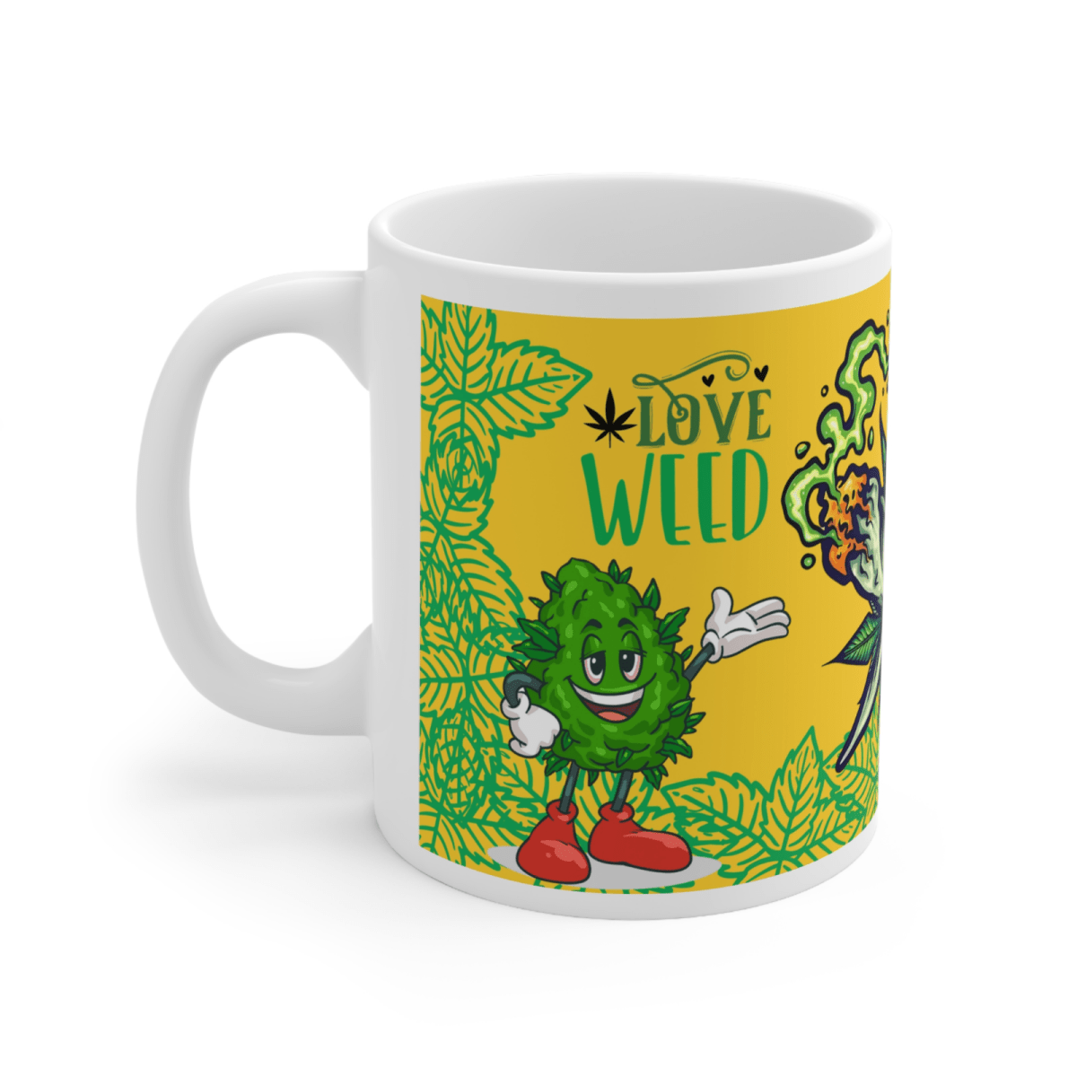 Weed Stoner Splif Coffee Mug Cannabis 420 Gift Funny Smoker THC 33 designs - East Coast Gifts