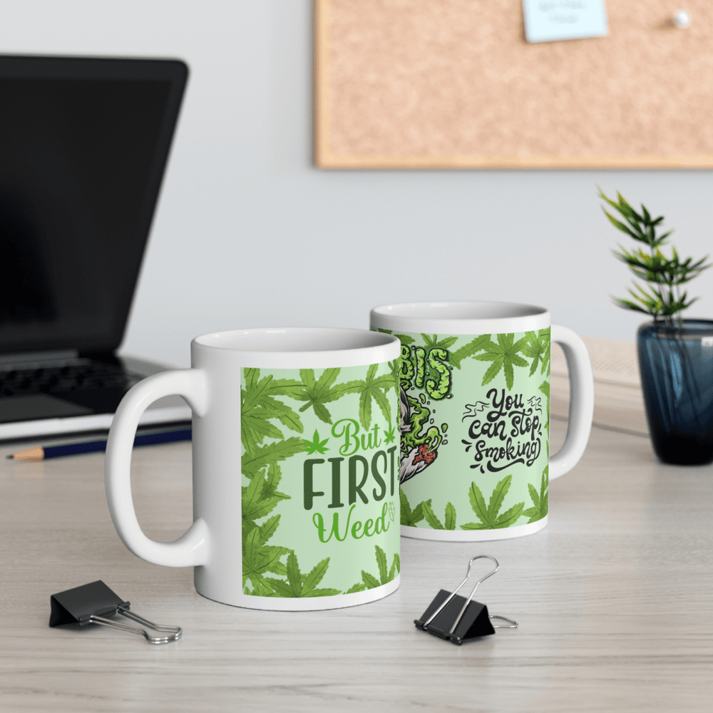 Weed Stoner Splif Coffee Mug Cannabis 420 Gift Funny Smoker THC 33 designs - East Coast Gifts