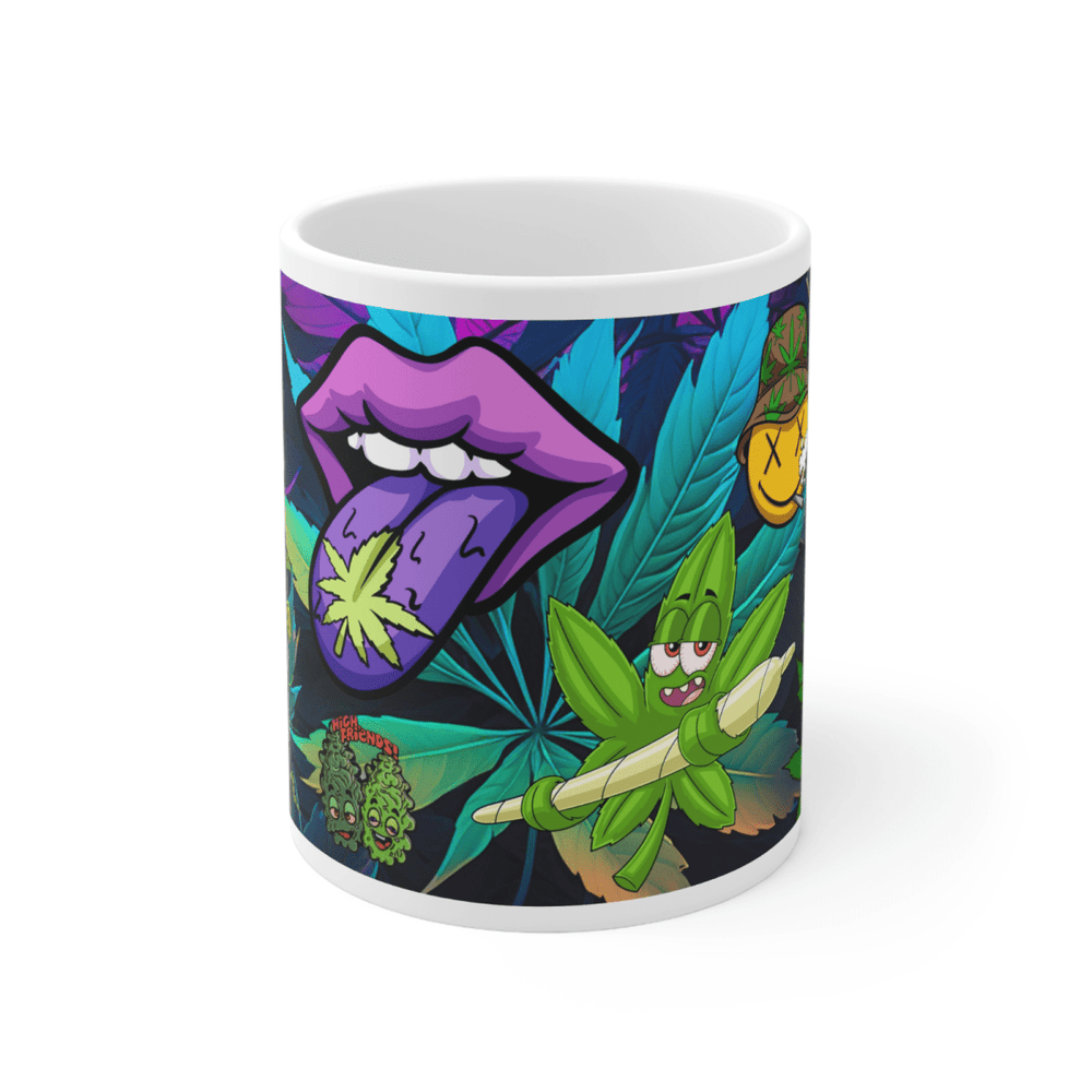 Weed Stoner Splif Coffee Mug Cannabis 420 Gift Funny Smoker THC 33 designs - East Coast Gifts