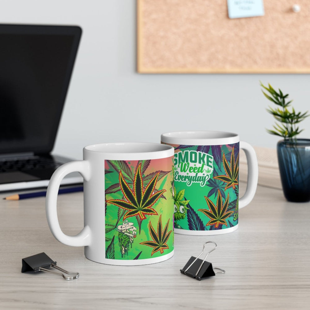 Weed Stoner Splif Coffee Mug Cannabis 420 Gift Funny Smoker THC 33 designs - East Coast Gifts