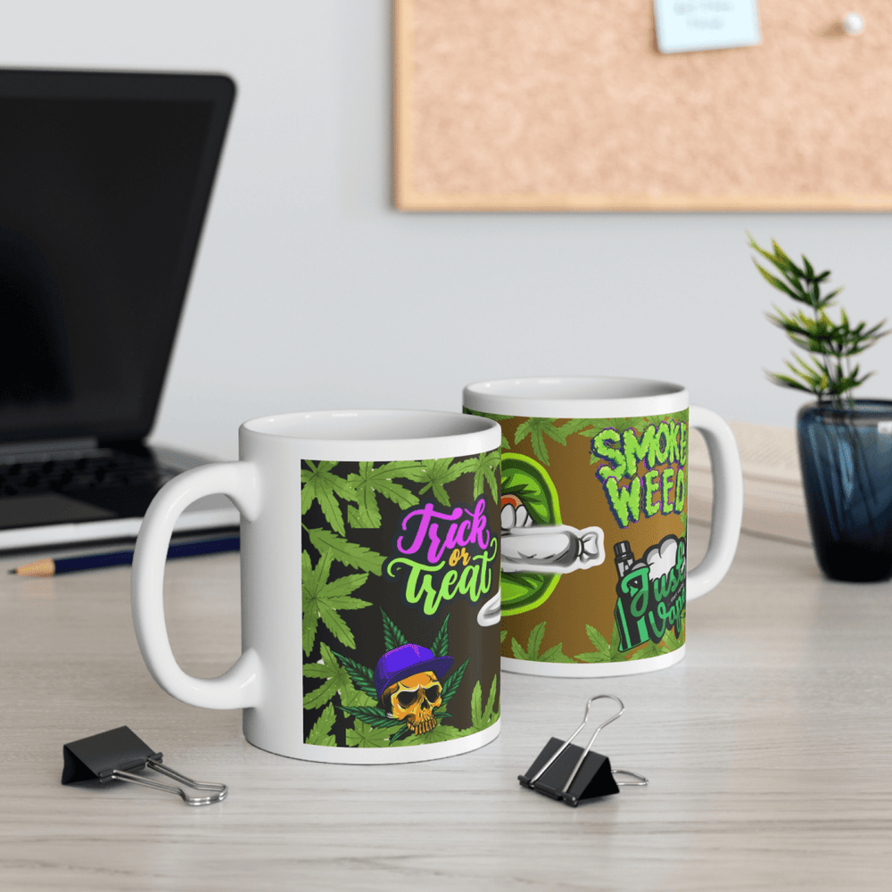 Weed Stoner Splif Coffee Mug Cannabis 420 Gift Funny Smoker THC 33 designs - East Coast Gifts