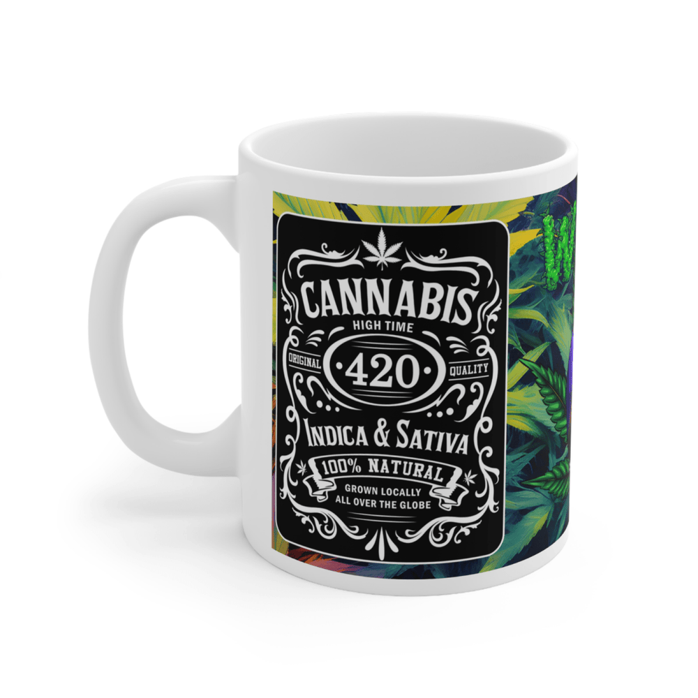 Weed Stoner Splif Coffee Mug Cannabis 420 Gift Funny Smoker THC 33 designs - East Coast Gifts