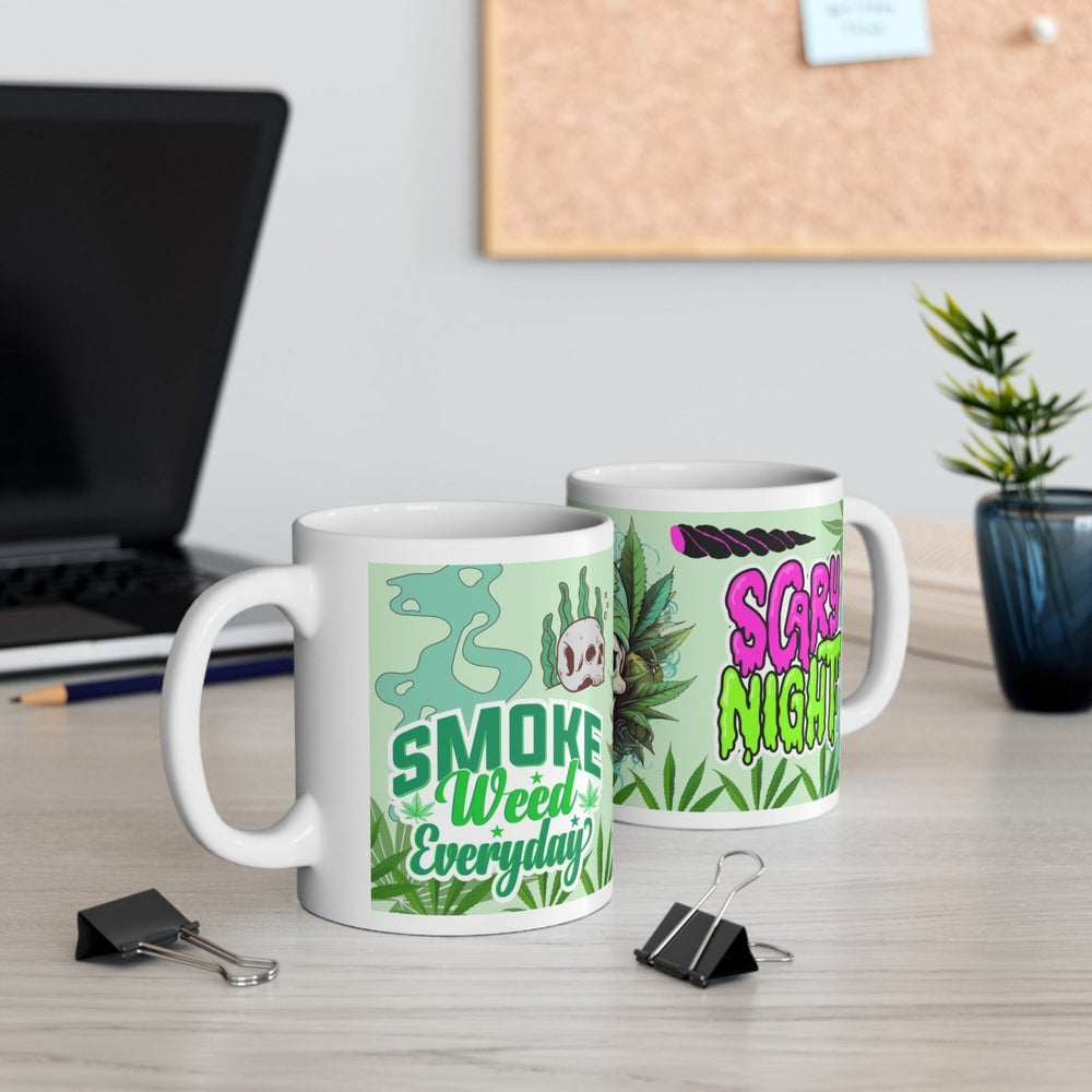Weed Stoner Splif Coffee Mug Cannabis 420 Gift Funny Smoker THC 33 designs - East Coast Gifts