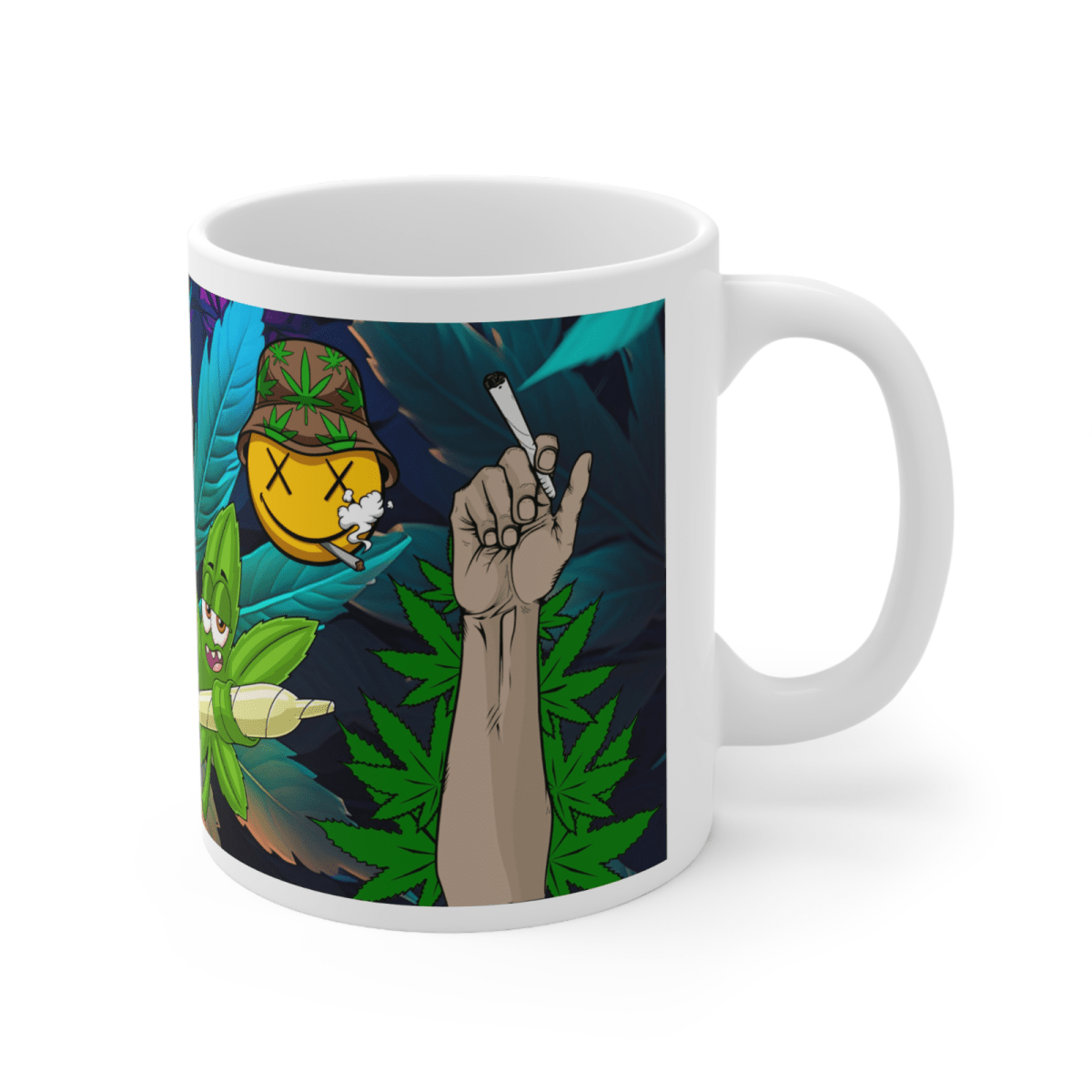 Weed Stoner Splif Coffee Mug Cannabis 420 Gift Funny Smoker THC 33 designs - East Coast Gifts