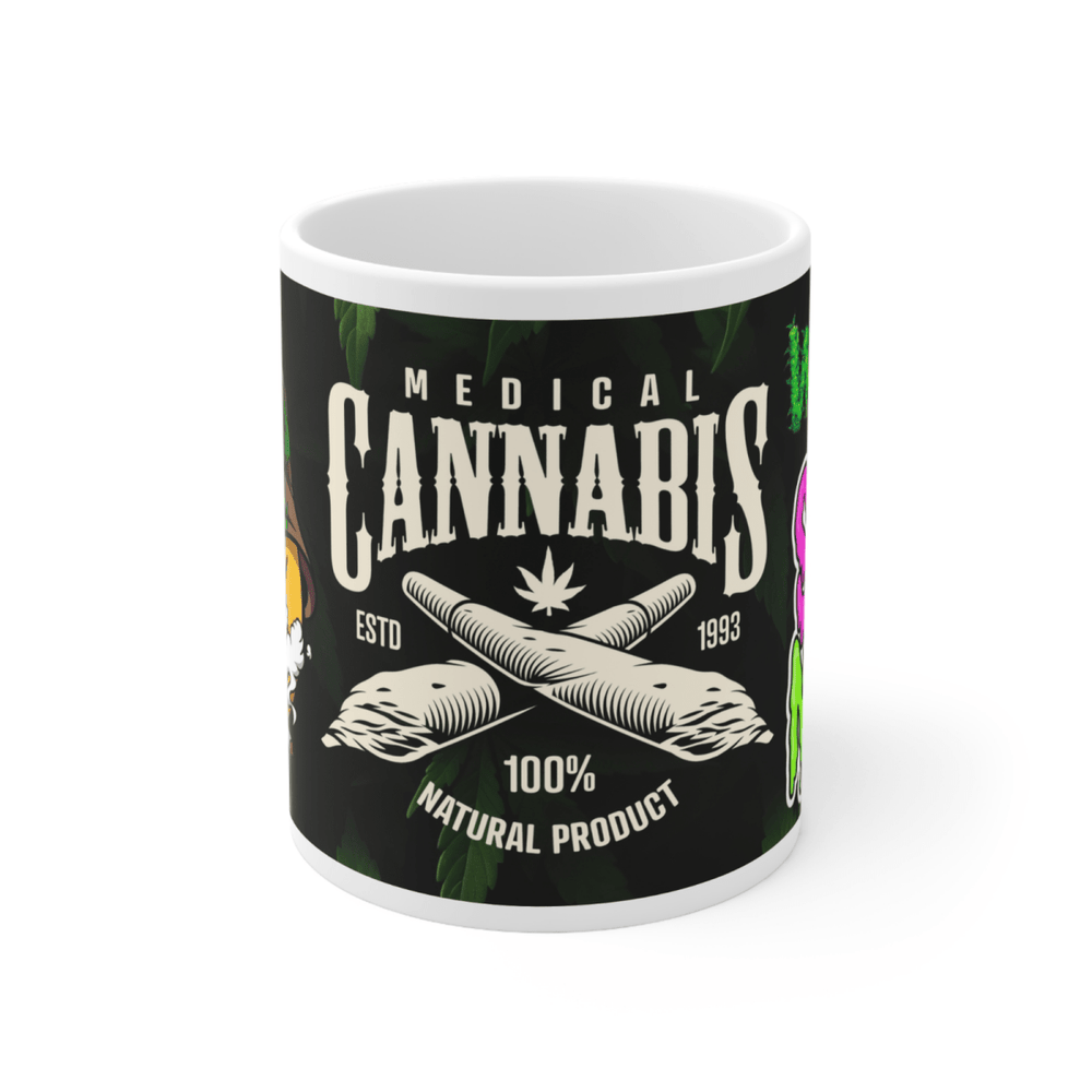 Weed Stoner Splif Coffee Mug Cannabis 420 Gift Funny Smoker THC 33 designs - East Coast Gifts