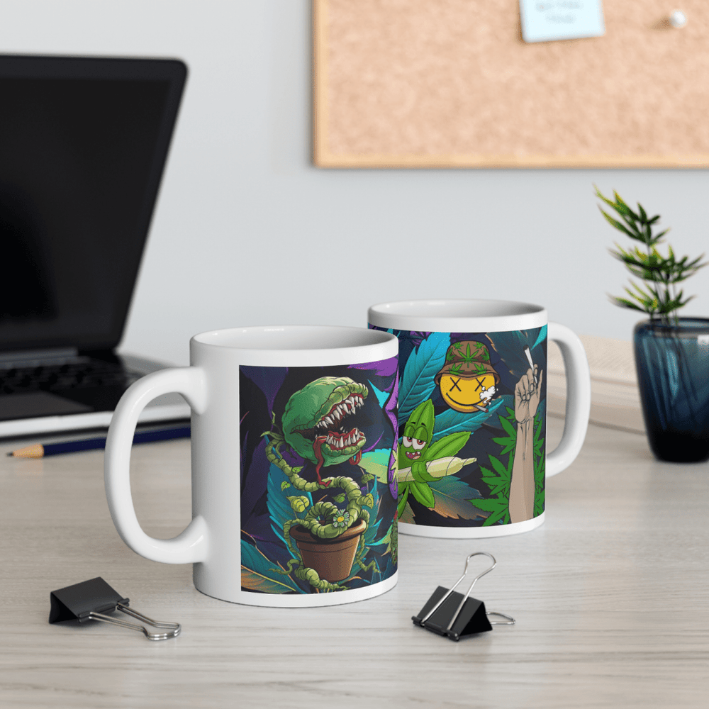 Weed Stoner Splif Coffee Mug Cannabis 420 Gift Funny Smoker THC 33 designs - East Coast Gifts