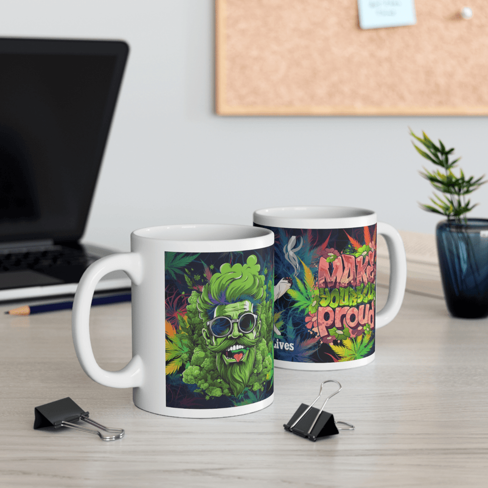 Weed Stoner Splif Coffee Mug Cannabis 420 Gift Funny Smoker THC 33 designs - East Coast Gifts