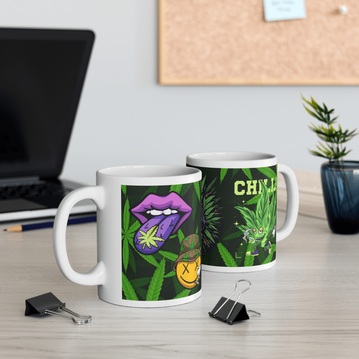 Weed Stoner Splif Coffee Mug Cannabis 420 Gift Funny Smoker THC 33 designs - East Coast Gifts