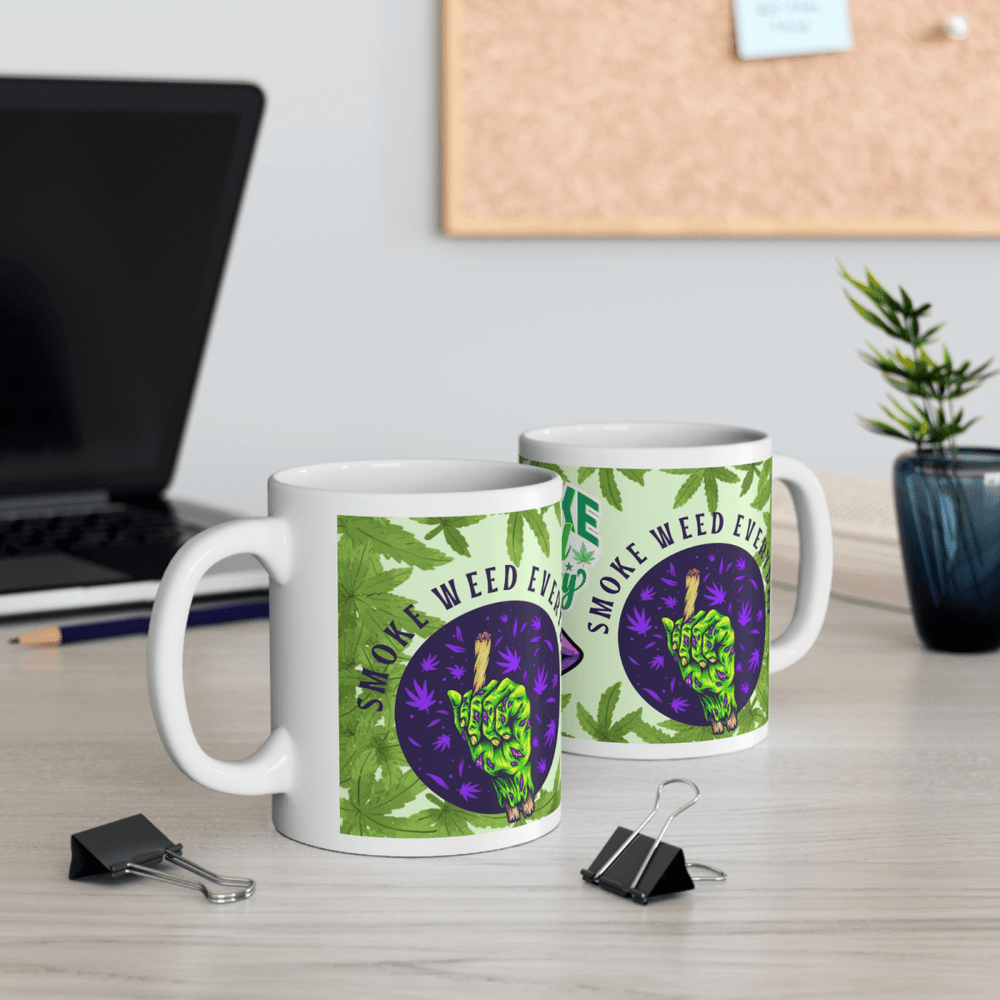 Weed Stoner Splif Coffee Mug Cannabis 420 Gift Funny Smoker THC 33 designs - East Coast Gifts
