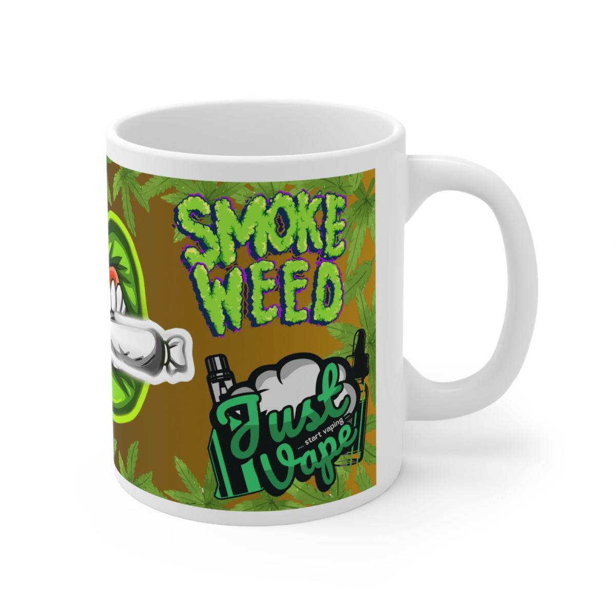 Weed Stoner Splif Coffee Mug Cannabis 420 Gift Funny Smoker THC 33 designs - East Coast Gifts