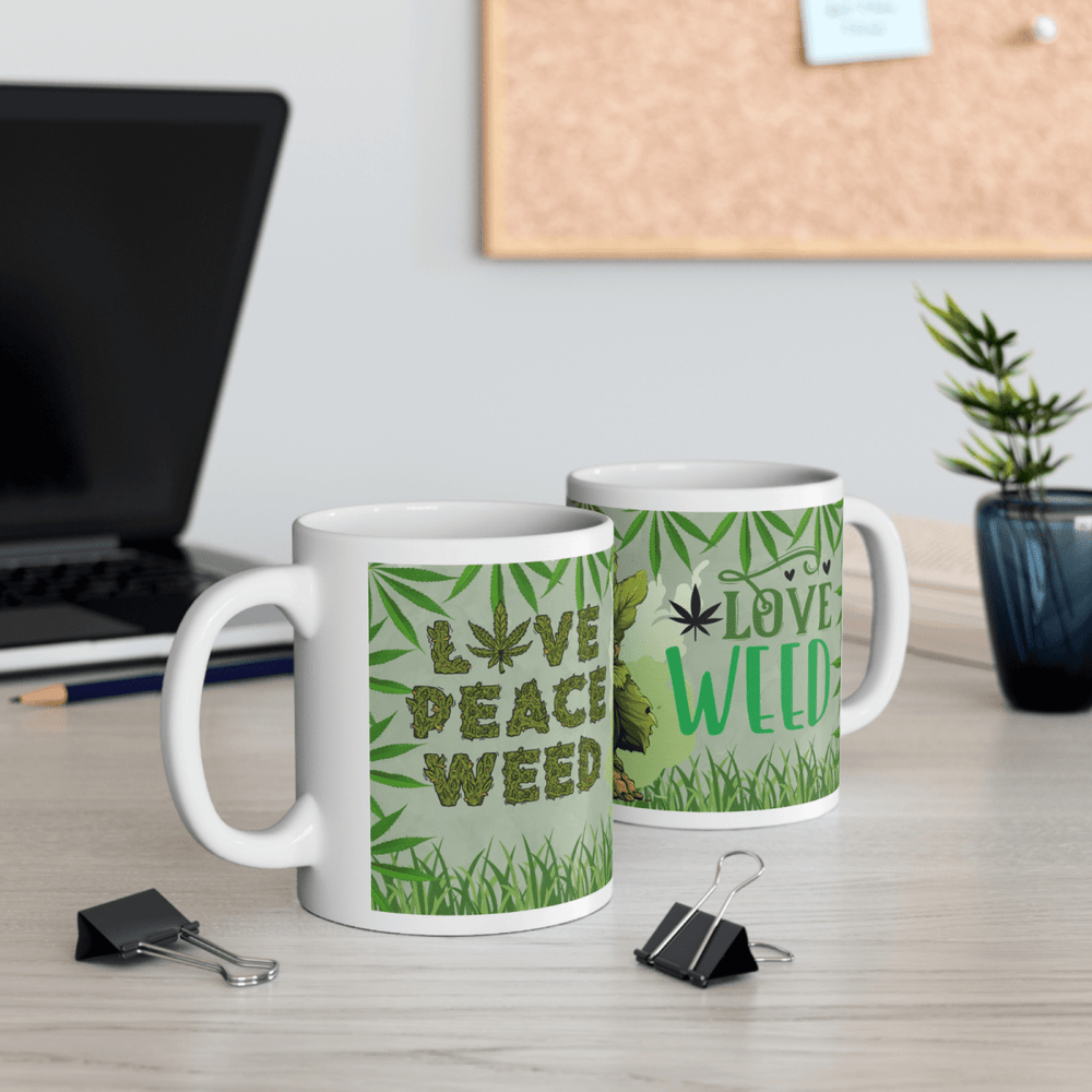 Weed Stoner Splif Coffee Mug Cannabis 420 Gift Funny Smoker THC 33 designs - East Coast Gifts