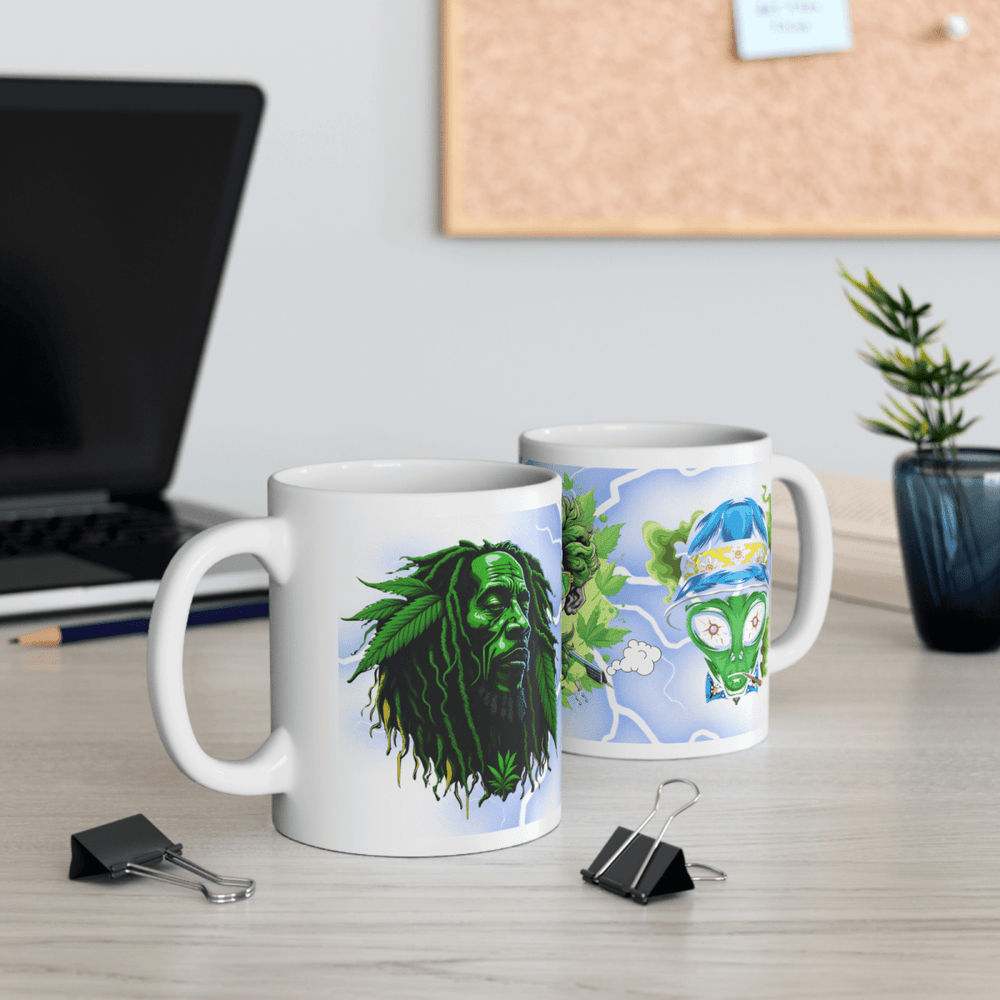 Weed Stoner Splif Coffee Mug Cannabis 420 Gift Funny Smoker THC 33 designs - East Coast Gifts