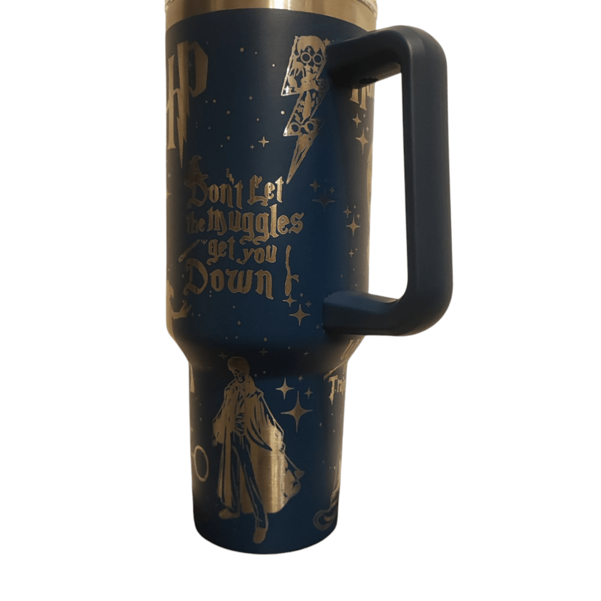 Wizard 40oz Stainless Steel Tumbler – Engraved Stanley - Style Mug - East Coast Gifts